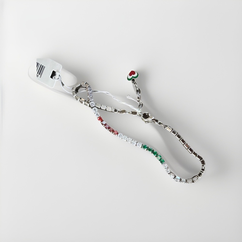Brosway Desideri Viva Italia Orgoglio Crystal Heart Bracelet NWT